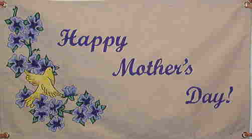 Canvas Mother's Day banner